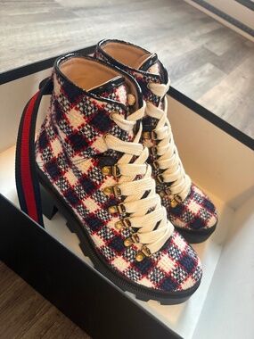 Gucci Combat Boots Brand New Size 8